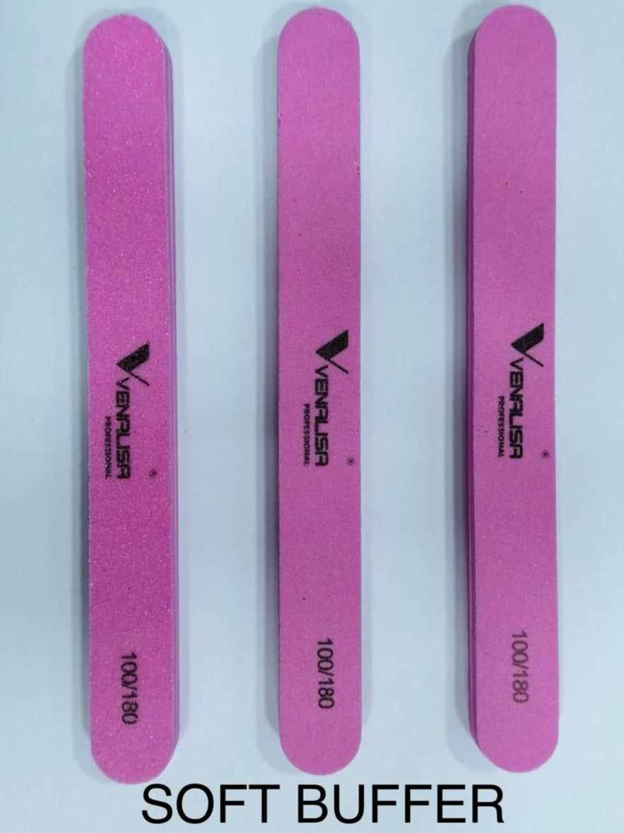 Nail art Soft buffer straight shape (Pack of 1)